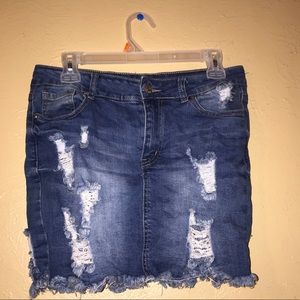 jean skirt